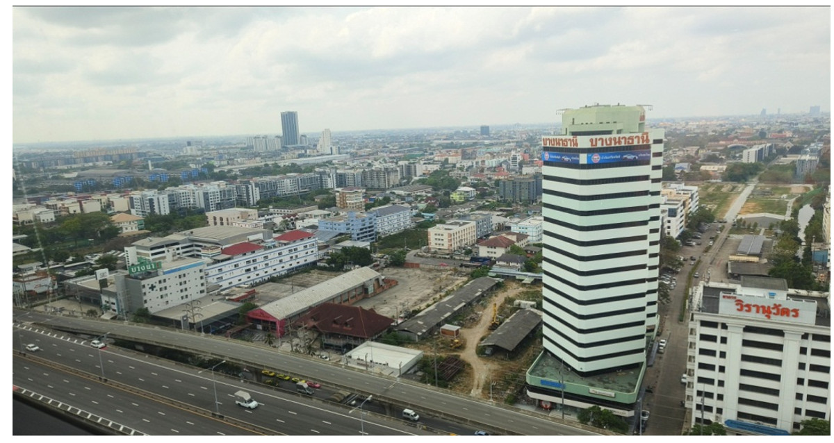 For RentOfficeBangna, Bearing, Lasalle : Office for rent/sale, Central City Tower Building. (next to Central Bangna Department Store) Area size: 186 sq m. Floor: 19