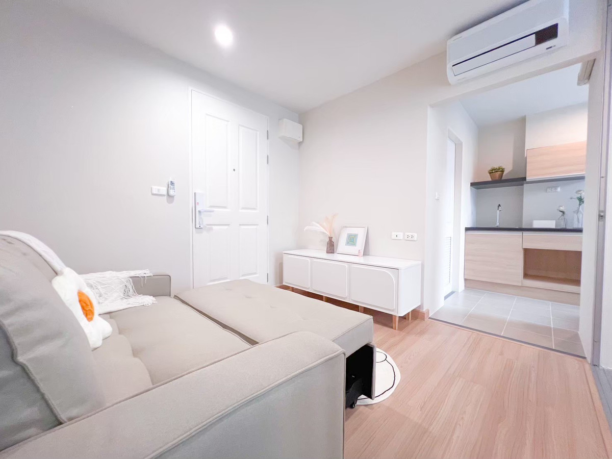 ขายคอนโดเสรีไทย-นิด้า : ขายด่วน 🌿 คอนโดแต่งใหม่ พร้อมอยู่ The Niche ID เสรีไทย 81/2 | ตึก B ชั้น 7 ห้องริม Digital Door Lock วิวโล่ง ลมดี ความเป็นส่วนตัวสูง ✨