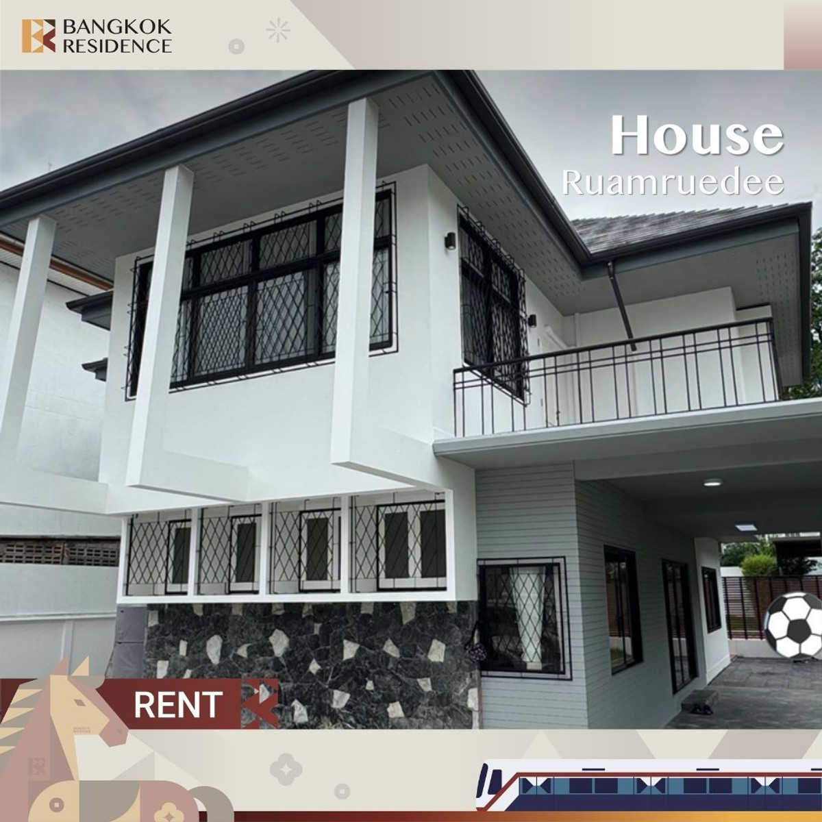 ให้เช่าบ้านวิทยุ ชิดลม หลังสวน : Elegant 3BR Residence in Ruamrudee 💎 Beautifully Furnished, Near BTS Phloen Chit