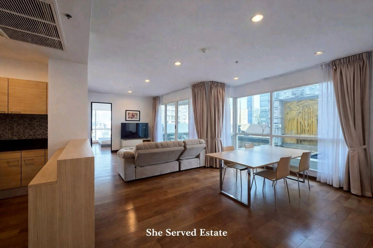 For RentCondoWitthayu, Chidlom, Langsuan, Ploenchit : ◈ The Address Chidlom ◈ Luxury 3 Bedroom Residence in Prime Chidlom Location Near BTS Chidlom • Rent: 85,000 Baht