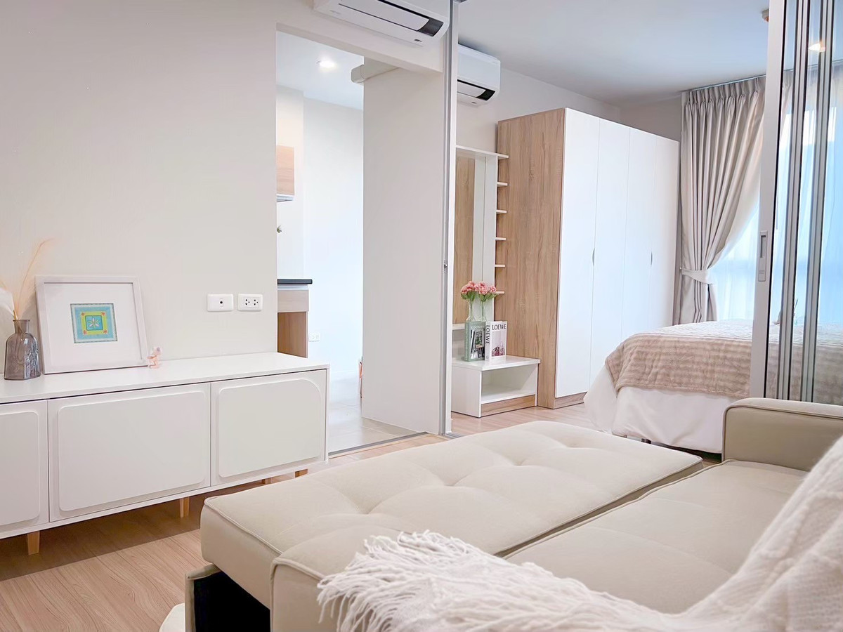 ขายคอนโดเสรีไทย-นิด้า : ขายด่วน 🌿 คอนโดแต่งใหม่ พร้อมอยู่ The Niche ID เสรีไทย 81/2 | ตึก B ชั้น 7 ห้องริม Digital Door Lock วิวโล่ง ลมดี ความเป็นส่วนตัวสูง ✨