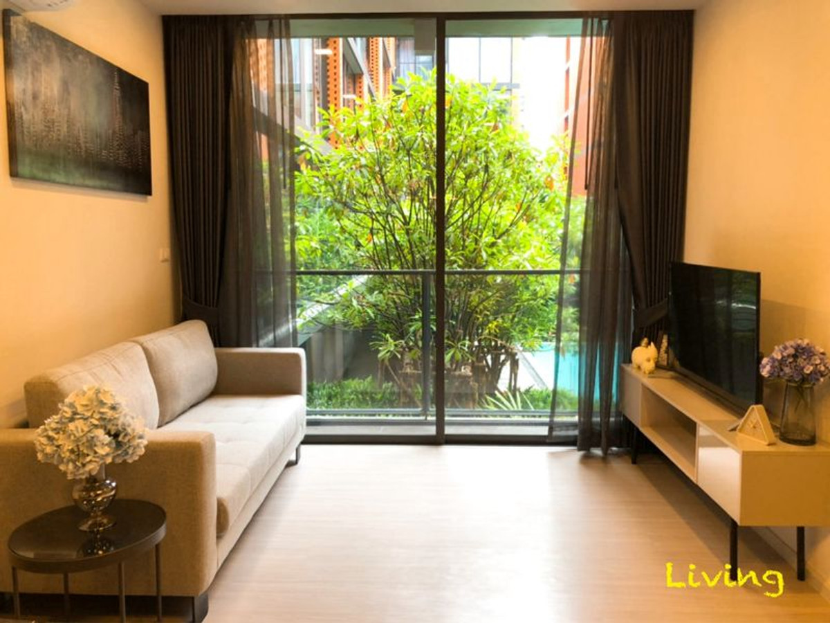 For RentCondoSukhumvit, Asoke, Thonglor : [FOR RENT] 🌿 Quintara TreeHaus Sukhumvit 42 Stunning Pool View! Modern 2-Bedroom Oasis near BTS Ekkamai rk035