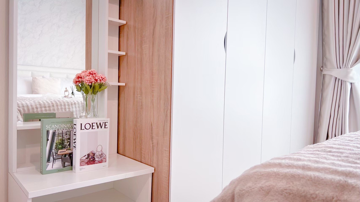 ขายคอนโดเสรีไทย-นิด้า : ขายด่วน 🌿 คอนโดแต่งใหม่ พร้อมอยู่ The Niche ID เสรีไทย 81/2 | ตึก B ชั้น 7 ห้องริม Digital Door Lock วิวโล่ง ลมดี ความเป็นส่วนตัวสูง ✨