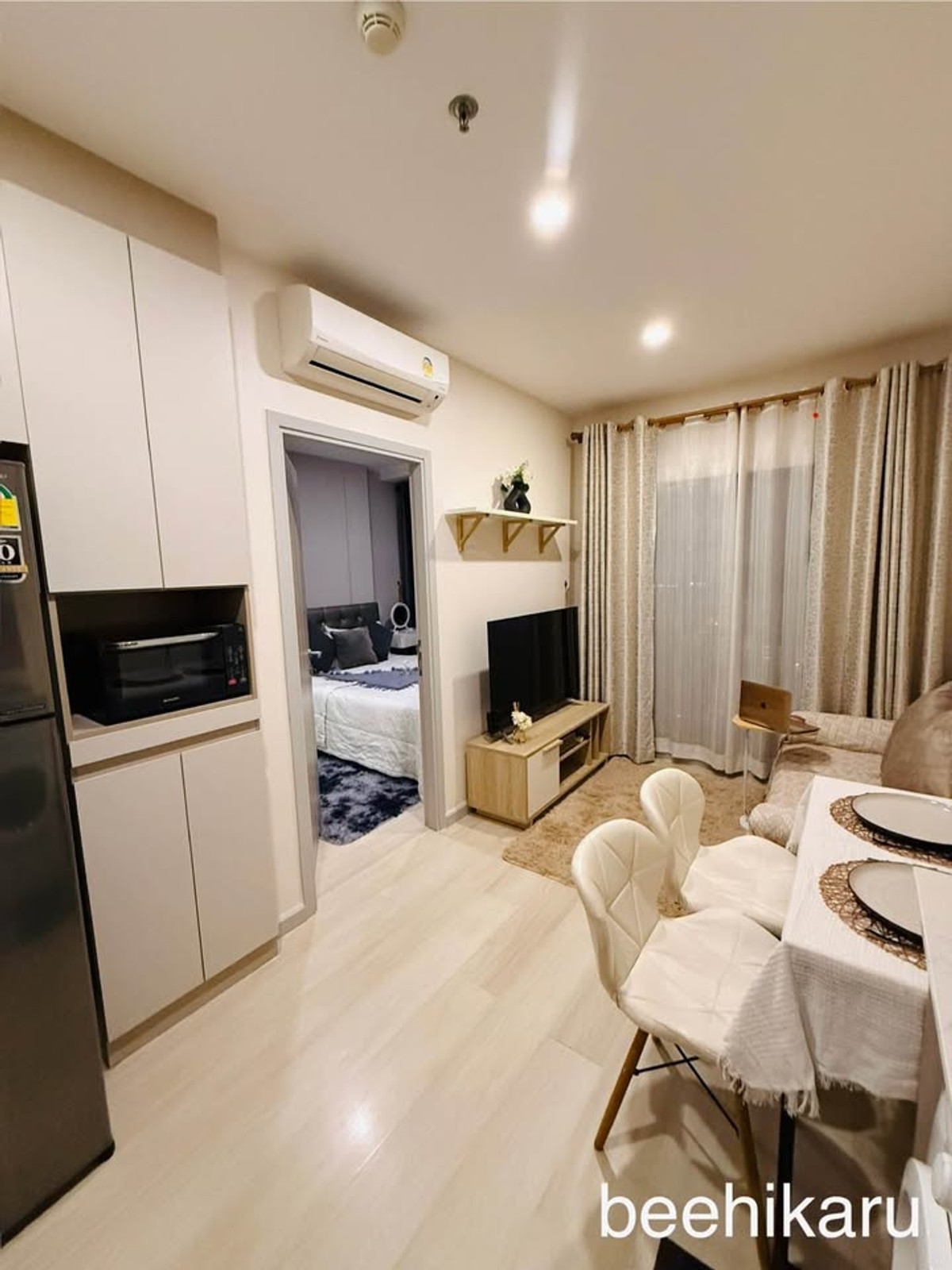For RentCondoSathorn, Narathiwat : ⭐️ Knightsbridge Prime Sathorn ⭐️ 1 Bed 1 Bath, beautiful room, fully decorated. There are electrical appliances ready.