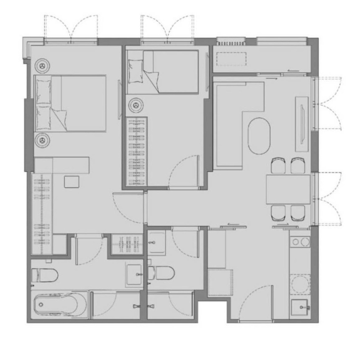 For RentCondoSukhumvit, Asoke, Thonglor : #Z4855💥 050369 🔥Condo for rent Chapter Thonglor 25