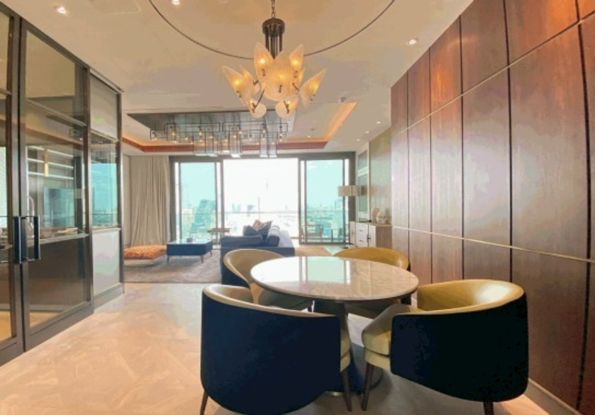 For RentCondoWongwianyai, Charoennakor : LTHC14597 – Condo for Rent | Mandarin Oriental Bangkok | 151.71 sqm | 2 Beds 3 Baths | Near BTS Saphan Taksin | 350K/Month | Condo for rent Mandarin Oriental Bangkok