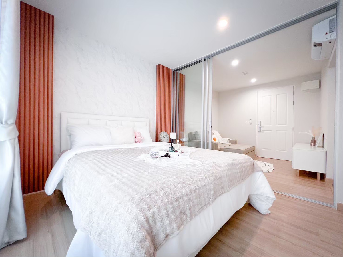 ขายคอนโดเสรีไทย-นิด้า : ขายด่วน 🌿 คอนโดแต่งใหม่ พร้อมอยู่ The Niche ID เสรีไทย 81/2 | ตึก B ชั้น 7 ห้องริม Digital Door Lock วิวโล่ง ลมดี ความเป็นส่วนตัวสูง ✨