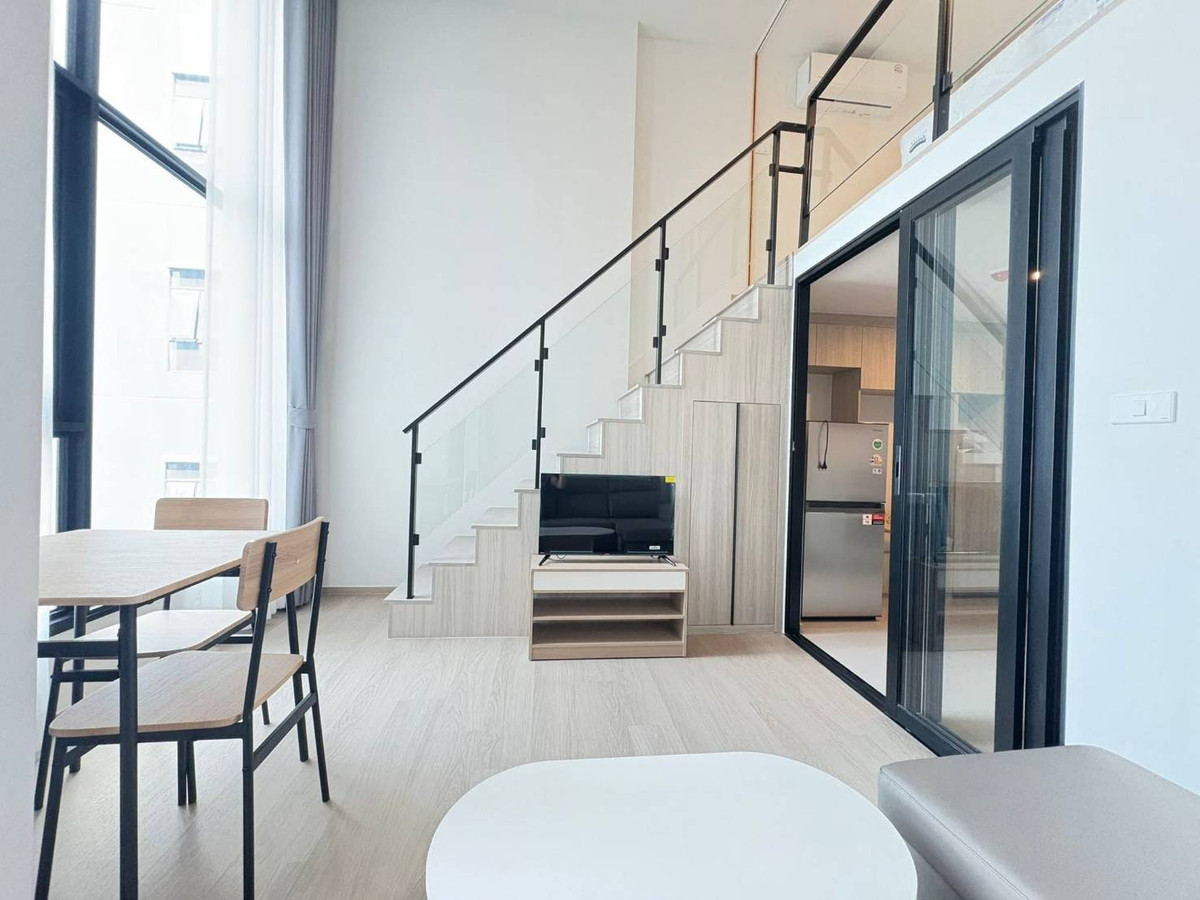 For RentCondoPinklao, Charansanitwong : ⭐️For rent Origin Play Bangkhunnon Triple Station: Loft room, 2 floors, new condo, ready to move in⭐️