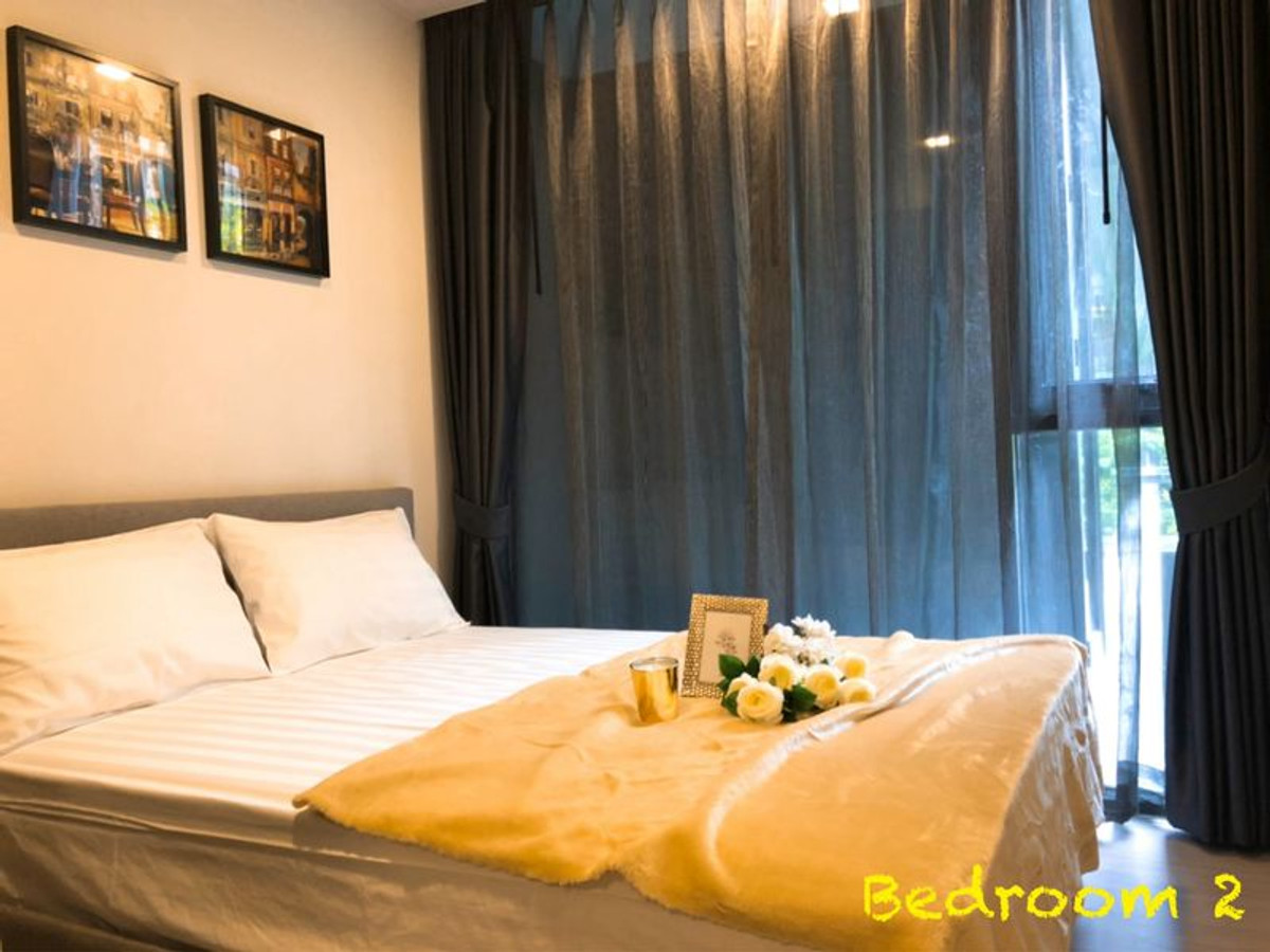For RentCondoSukhumvit, Asoke, Thonglor : [FOR RENT] 🌿 Quintara TreeHaus Sukhumvit 42 Stunning Pool View! Modern 2-Bedroom Oasis near BTS Ekkamai rk035