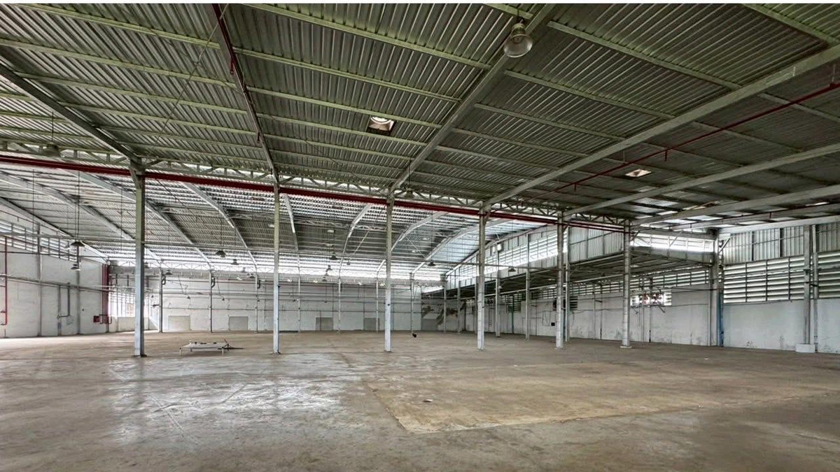 ให้เช่าโกดังนนทบุรี บางใหญ่ บางบัวทอง : 🏭 ให้เช่าโกดัง 1,200-7,520 ตร.ม. แบ่งเช่าได้  | บางบัวทอง นนทบุรี | โกดังใกล้คลังสินค้าเซเว่น ซอยวัดสามง่าม