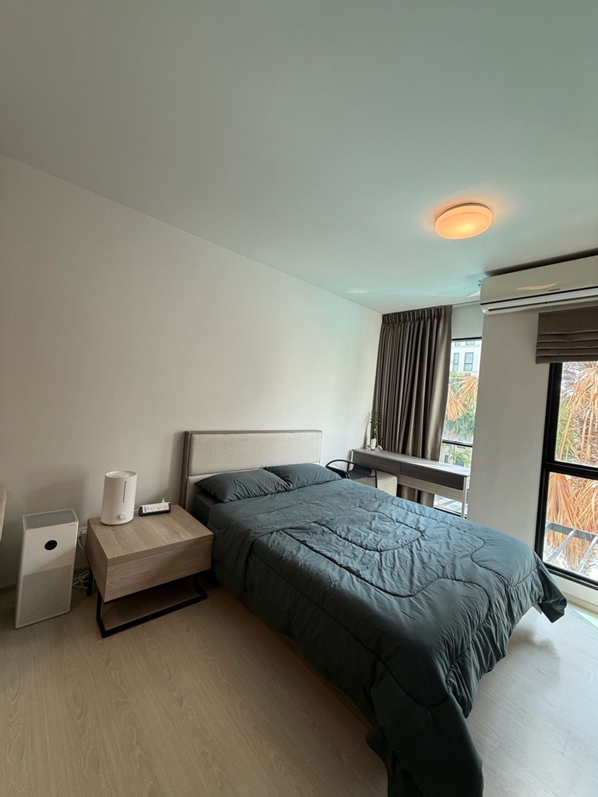 For RentCondoBangna, Bearing, Lasalle : Condo for rent Studio Room Poolview 24sqm. BTS Bearing.