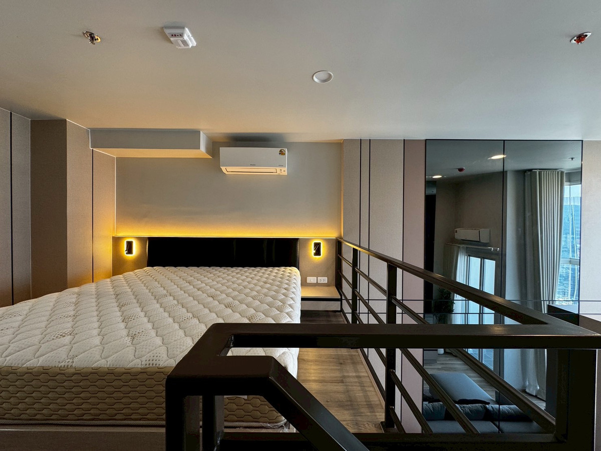 ให้เช่าคอนโดสุขุมวิท อโศก ทองหล่อ : ให้เช่า Culture Thonglor ใกล้ BTS ทองหล่อ 1 นอน 1 น้ำ ห้อง Hybrid เพดานสูง ห้องใหม่ ชั้นสูงมาก ตกแต่งอย่างดีตามภาพ ห้องสวยมาก