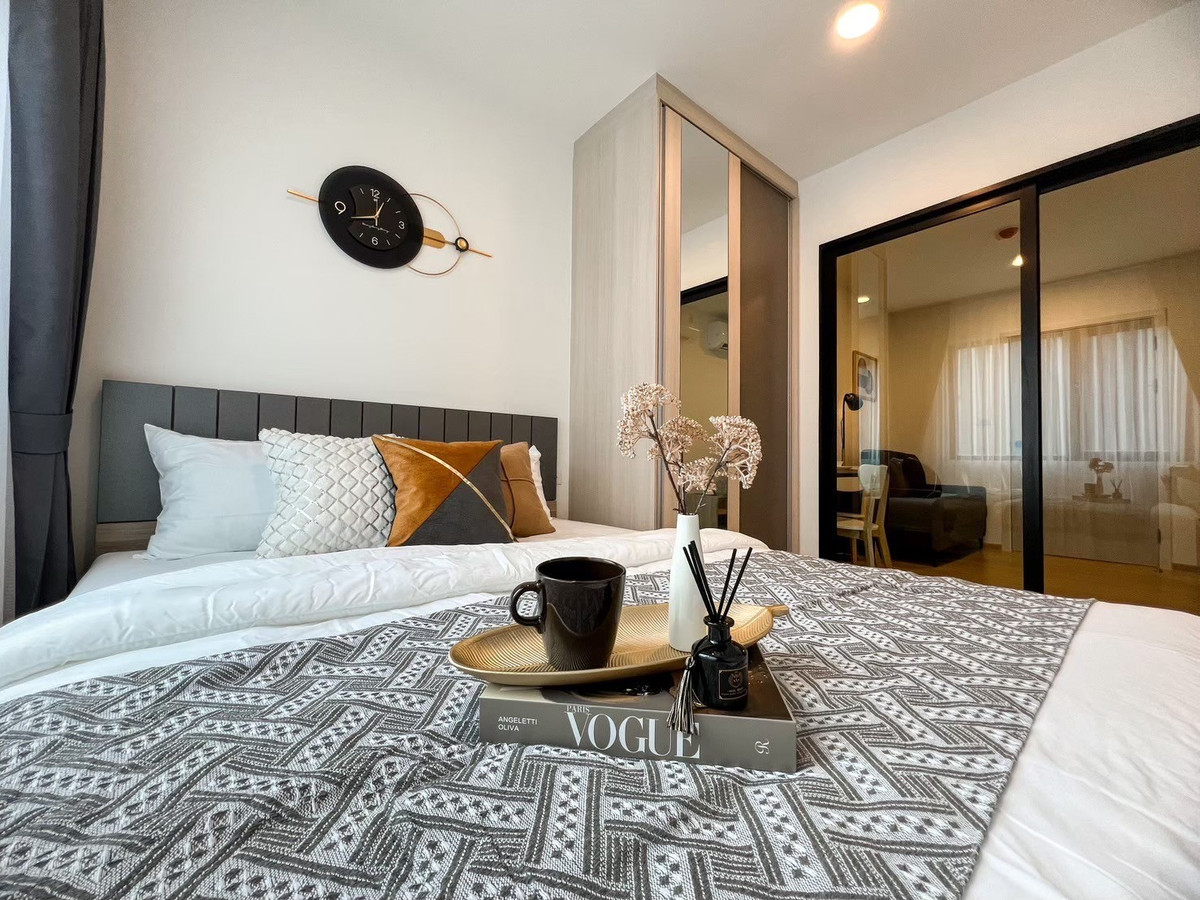 For RentCondoChokchai 4, Ladprao 71, Ladprao 48, : Condo for rent Chewathai Hallmark Lat Phrao Chokchai 4 Beautiful room, good location, near the BTS.