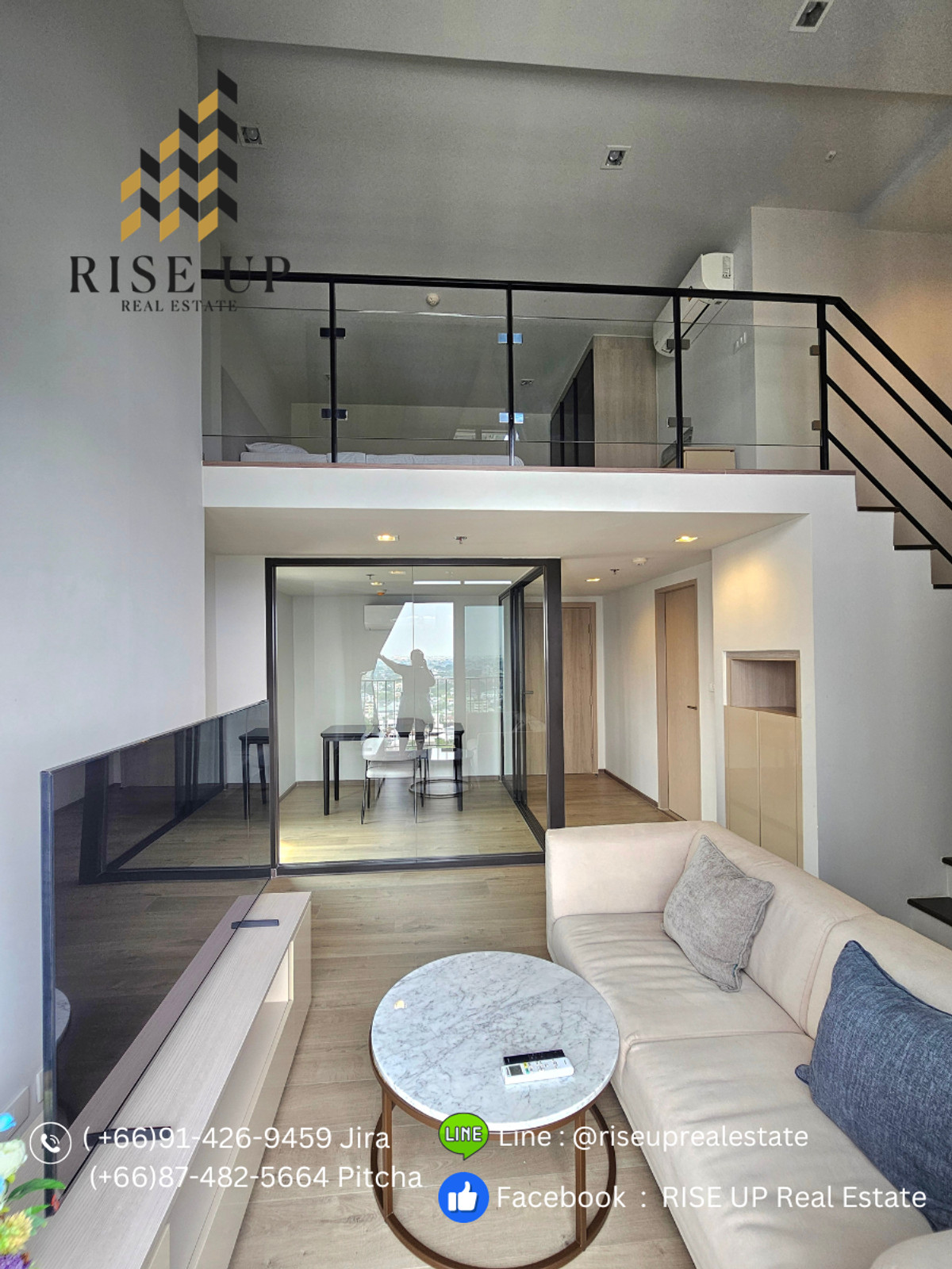 For RentCondoOnnut, Udomsuk : Condo for rent 📣 PITI SUKHUMVIT 101, Duplex  1 Bedroom , 1 Bathroom , 35 sq. m. , 🔥30,000 Baht/Month🔥