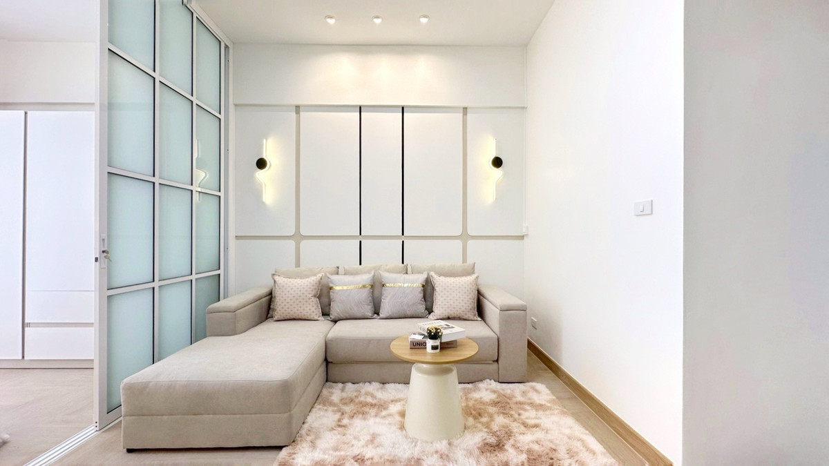 For SaleCondoRamkhamhaeng, Hua Mak : >>Corn Corn Condo<< Beautiful room, fully furnished, lots of food in the Ramkhamhaeng area!? Near the Yellow Line, Ramkhamhaeng University, The Mall Bangkapi, installments only in the thousands. (This price is for only one room)