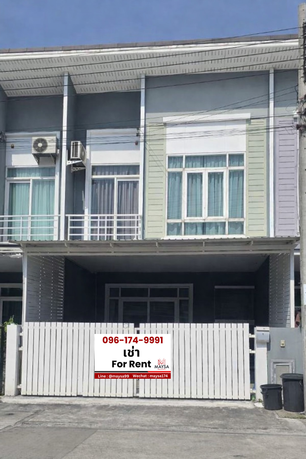 For RentTownhomeLadkrabang, Suwannaphum Airport : 🏡 Townhome for rent, King Kaew Road, project next to the main road, 25000 baht per month (Code 26212) 🎉 near Robinson Lat Krabang and near Suvarnabhumi Airport Ready to move in ✅✅