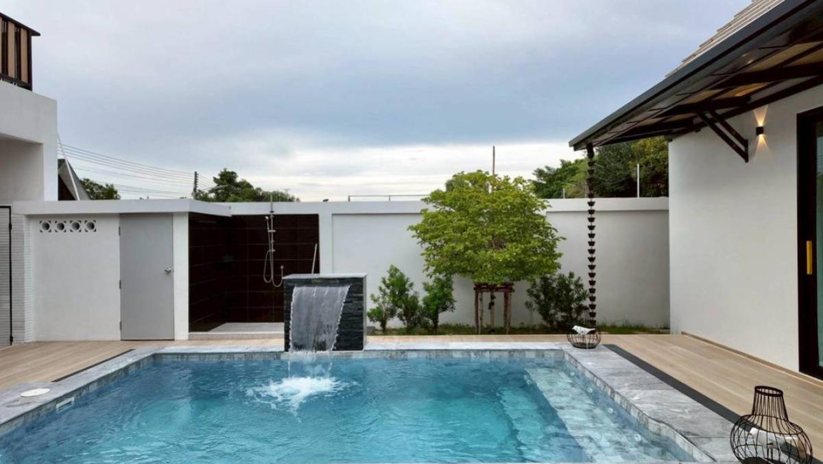 For SaleHousePattaya, Bangsaen, Chonburi : For Sale 2 storey detacted house pool villa for sale in Pattaya , Mueang Phata , Bang Lamung , Chon Buri , CX-147950