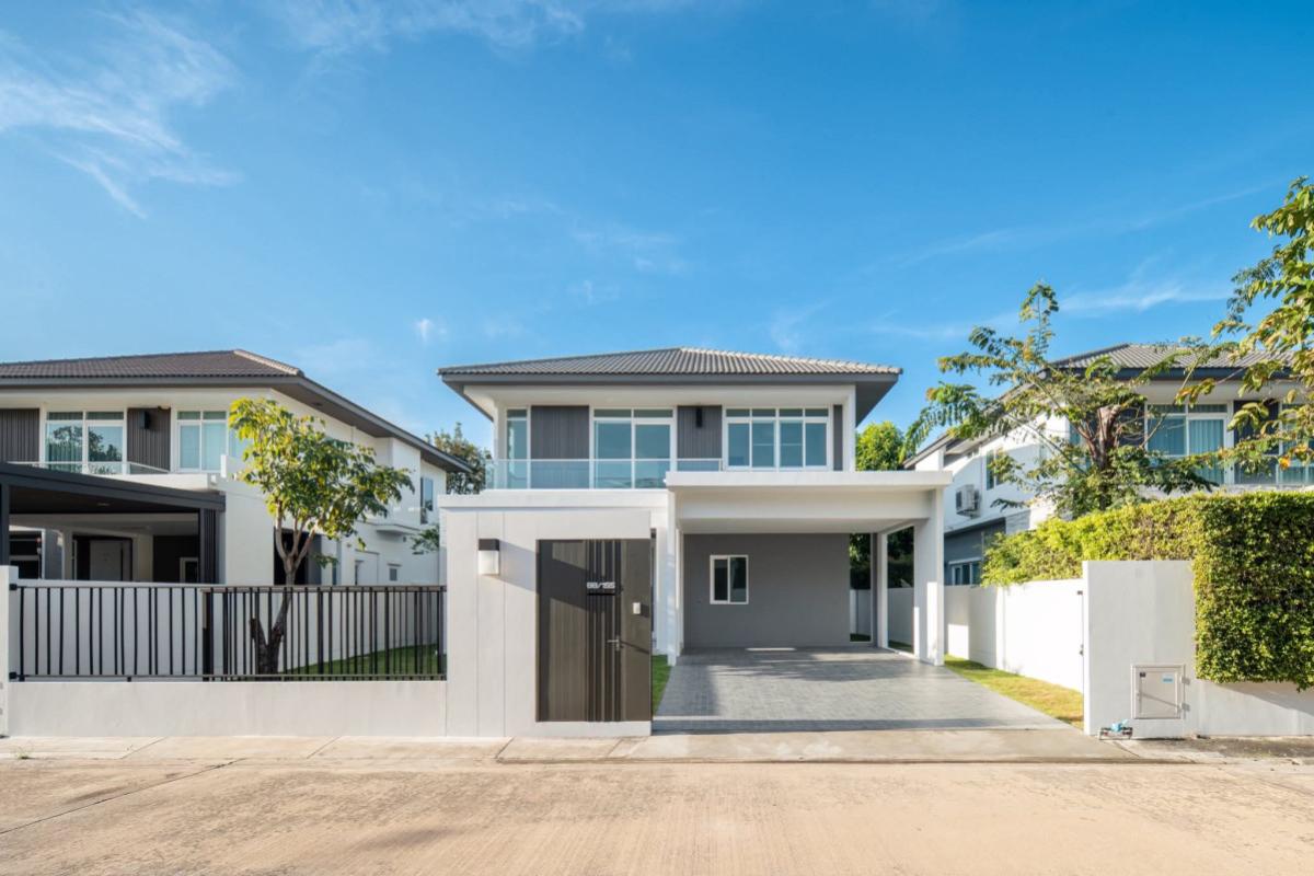 ขายบ้านพระราม 5 ราชพฤกษ์ บางกรวย : ขายบ้าน  มัณฑนา ราชพฤกษ์ - สะพานมหาเจษฎาบดินทร์ฯ บางกร่าง เมืองนนทบุรี นนทบุรี CX-148048