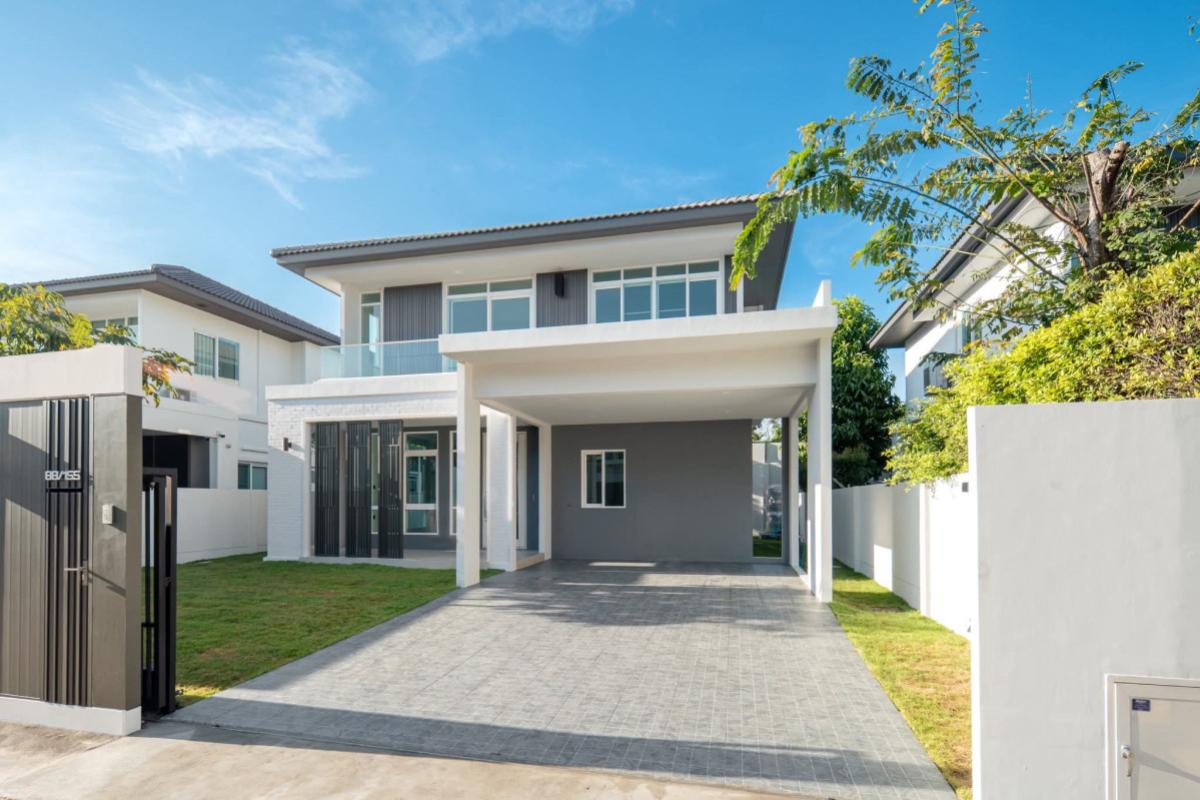 ขายบ้านพระราม 5 ราชพฤกษ์ บางกรวย : ขายบ้าน  มัณฑนา ราชพฤกษ์ - สะพานมหาเจษฎาบดินทร์ฯ บางกร่าง เมืองนนทบุรี นนทบุรี CX-148048