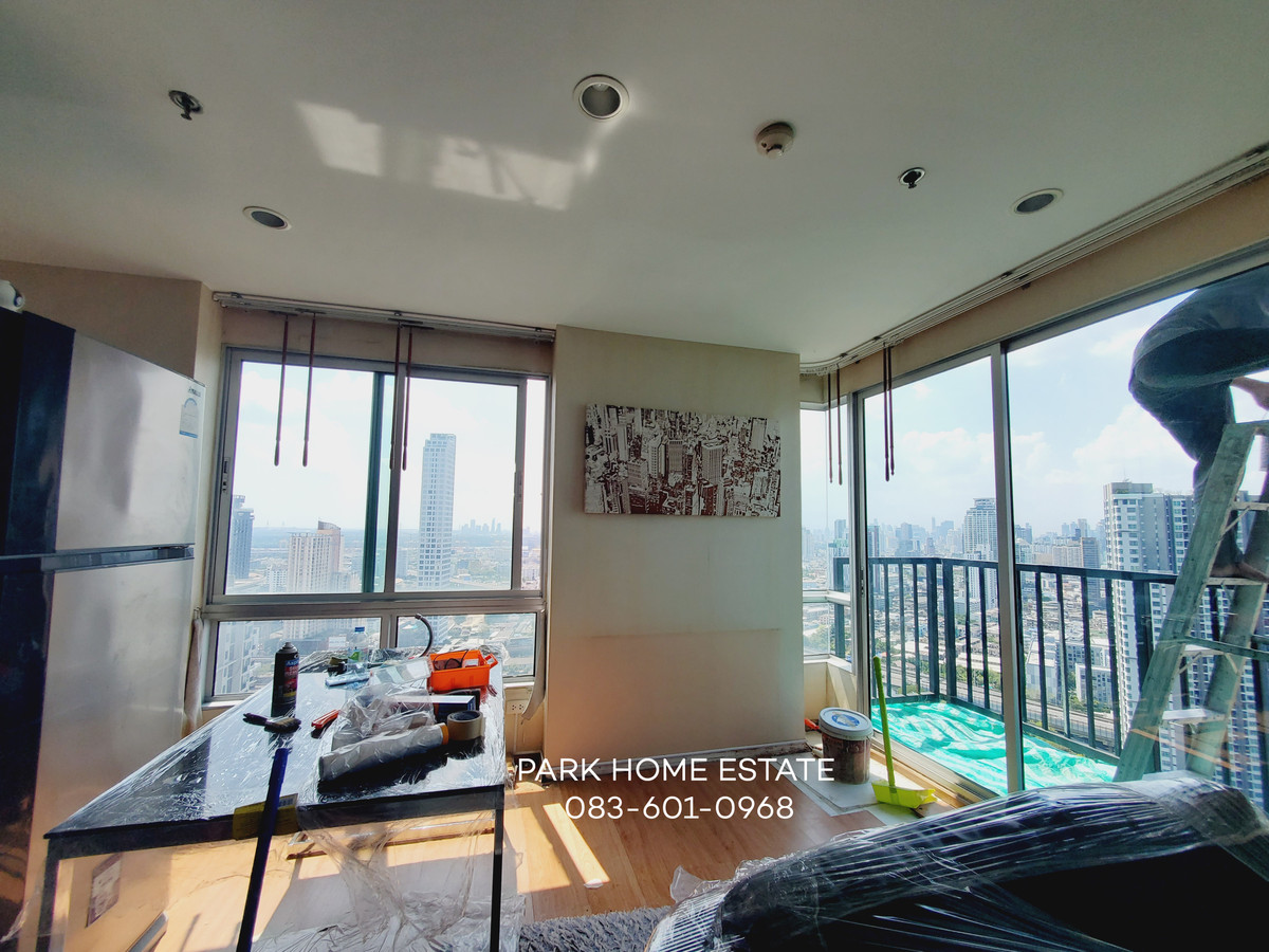 For RentCondoOnnut, Udomsuk : The Base Sukhumvit 77 ⭐️ Newly renovated room, beautiful view ⭐️ Line :@pukkhome ( with @)