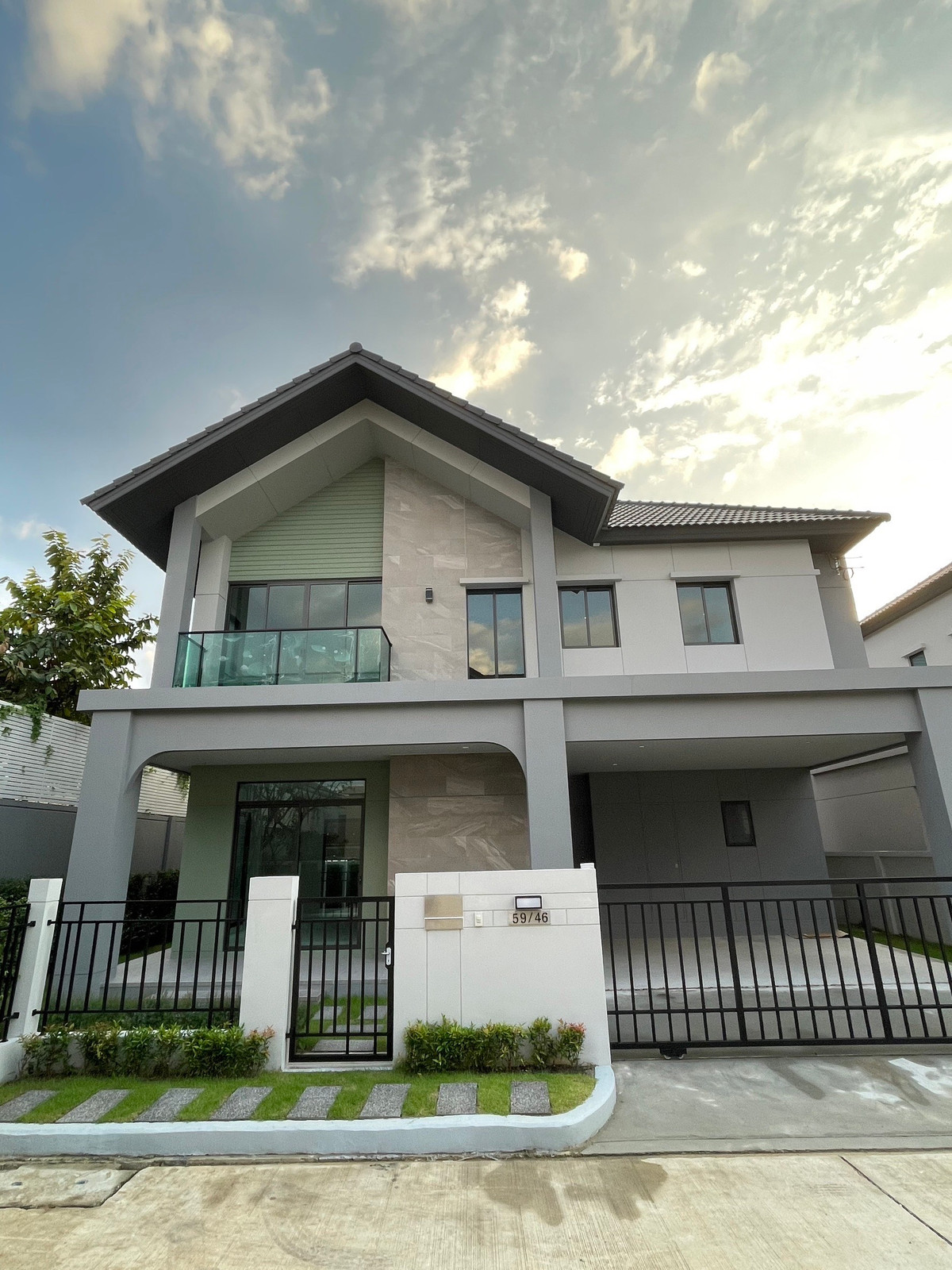 ขายบ้านพระราม 5 ราชพฤกษ์ บางกรวย : บ้านเดี่ยว ไม่เคยเข้าอยู่ หลังมุม ส่วนตัว Bangkok boulevard พระราม 5