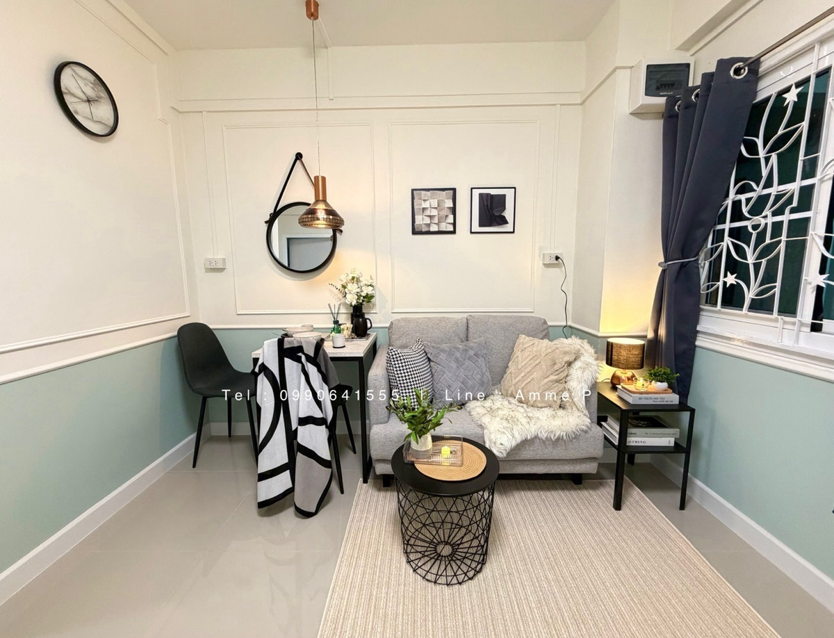 ขายคอนโดพระราม 5 ราชพฤกษ์ บางกรวย : ขายอาคารชุดบ้านเอื้ออาทรวัดพระเงิน ซอยวัดส้มเกลี้ยง รีโนเวทแล้วสวยพร้อมอยู่