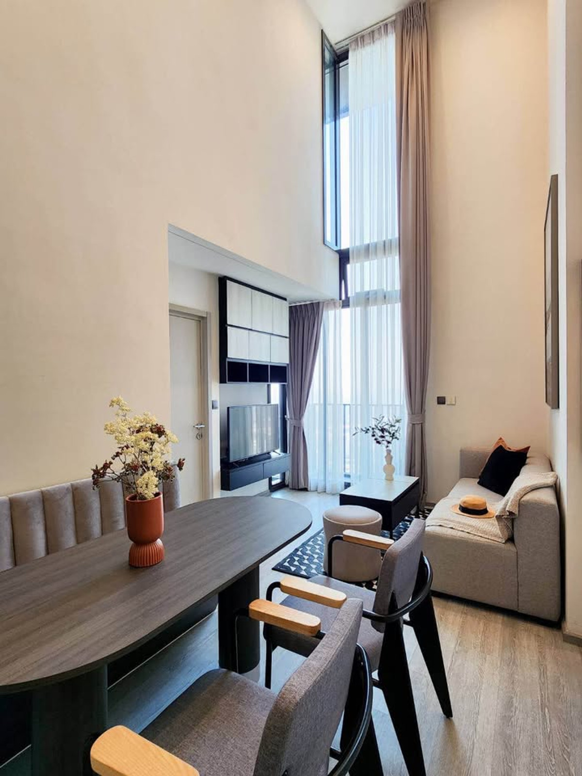 ให้เช่าคอนโดอ่อนนุช อุดมสุข : ✨🌿The Line Sukhumvit 101 (Duplex 1BR 43 Sqm.) | 30,000/M  ✨🌿 BTS Punnawithi 