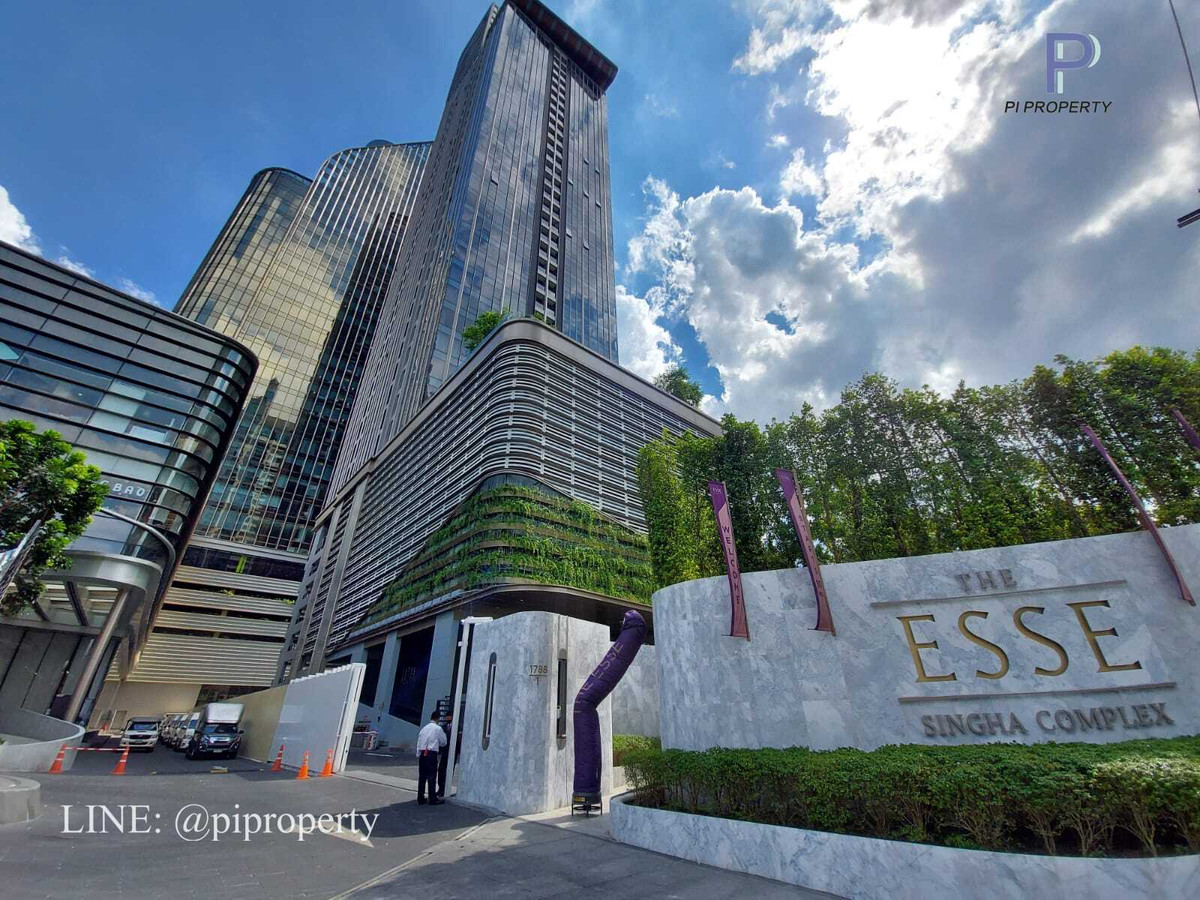 ขายคอนโดพระราม 9 เพชรบุรีตัดใหม่ RCA : ขายห้องชุด 1 ห้องนอนวิวสวย ในโครงการ THE ESSE at SINGHA COMPLEX สถานีรถไฟฟ้า MRT เพชรบุรี 0 เมตร ย่านอ่าวสเก - พระราม 9