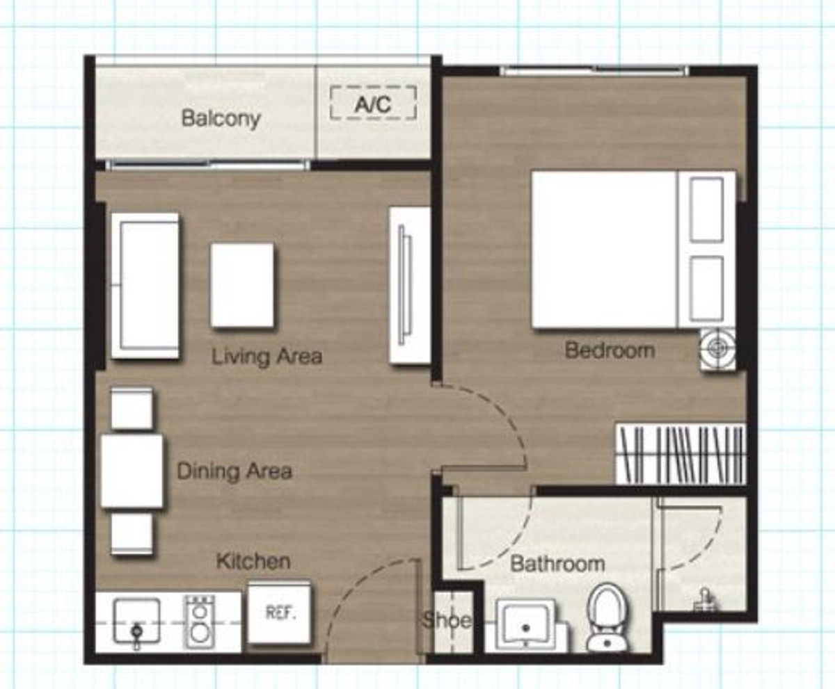 For RentCondoOnnut, Udomsuk : The Base Sukhumvit 77 ⭐️ Newly renovated room, beautiful view ⭐️ Line :@pukkhome ( with @)