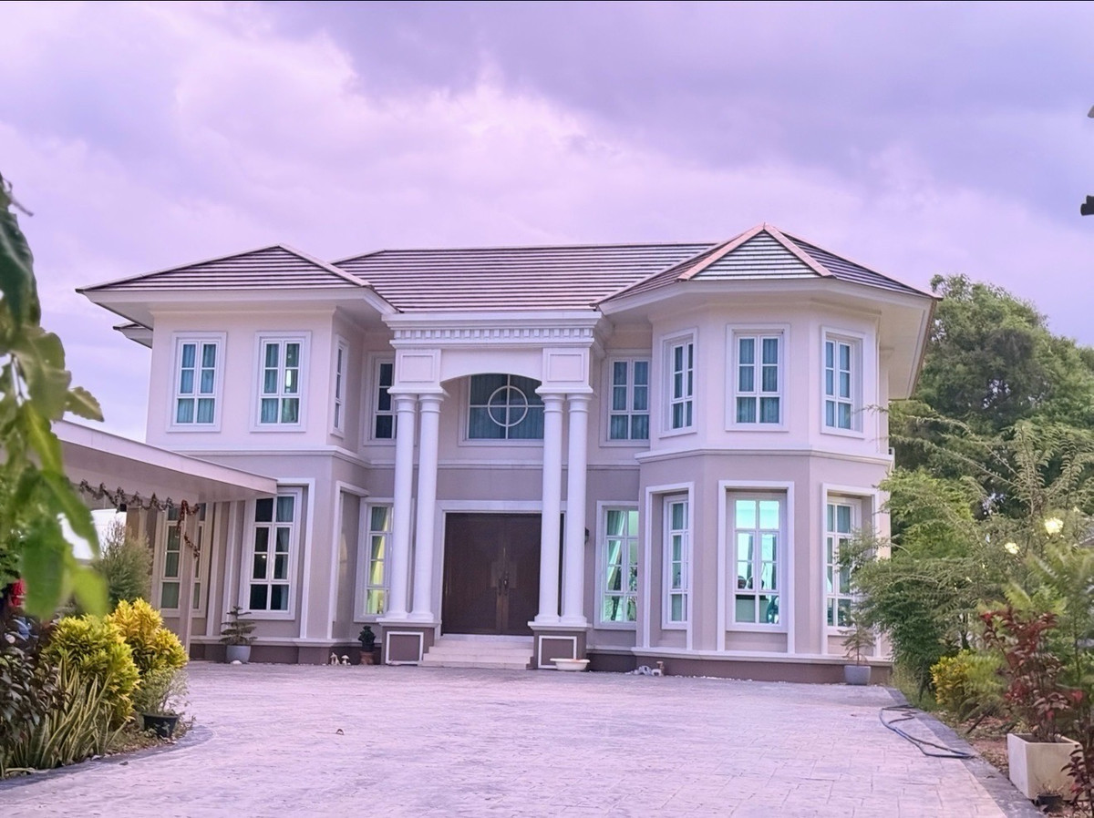 ขายบ้านปทุมธานี รังสิต ธรรมศาสตร์ : บ้านสร้างเอง ใช้วัสดุอย่างดี ถมที่สูง