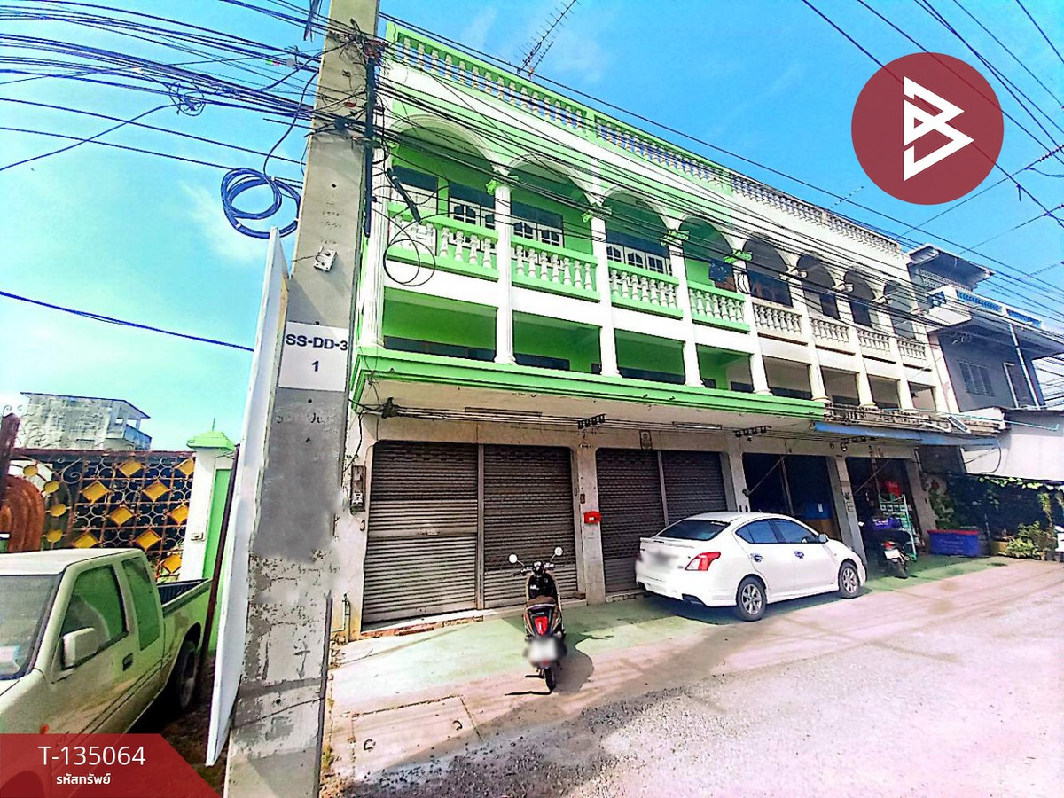 ขายอาคารพาณิชย์กาญจนบุรี :  ขายอาคารพาณิชยย์ 2 ชั้นครึ่ง 2 คูหา ท่าม่วง กาญจนบุรี