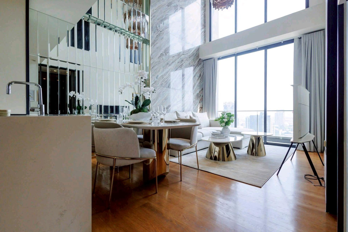 For RentCondoSukhumvit, Asoke, Thonglor : For Sale/Rent ◈ Beatniq Sukhumvit 32 • Rare Duplex with Terrace Highest Floor ◈ Size: 105 SQM • 2 Bedroom • Floor: 27–28 (Highest Floor Before Penthouse Floor 29)