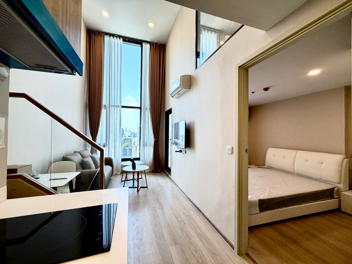 For RentCondoKhlongtoei, Kluaynamthai : Life Rama 4 Asoke, never rented out, 1 bedroom, ready to move in immediately 🔥