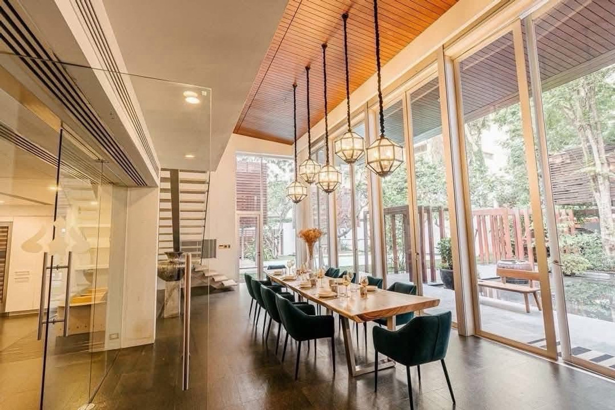 For RentHouseSukhumvit, Asoke, Thonglor : Luxury Private Pool House for Rent in Sukhumvit Near BTS Asok and BTS Phrom Phong Large Land Plot 300 sq.w
