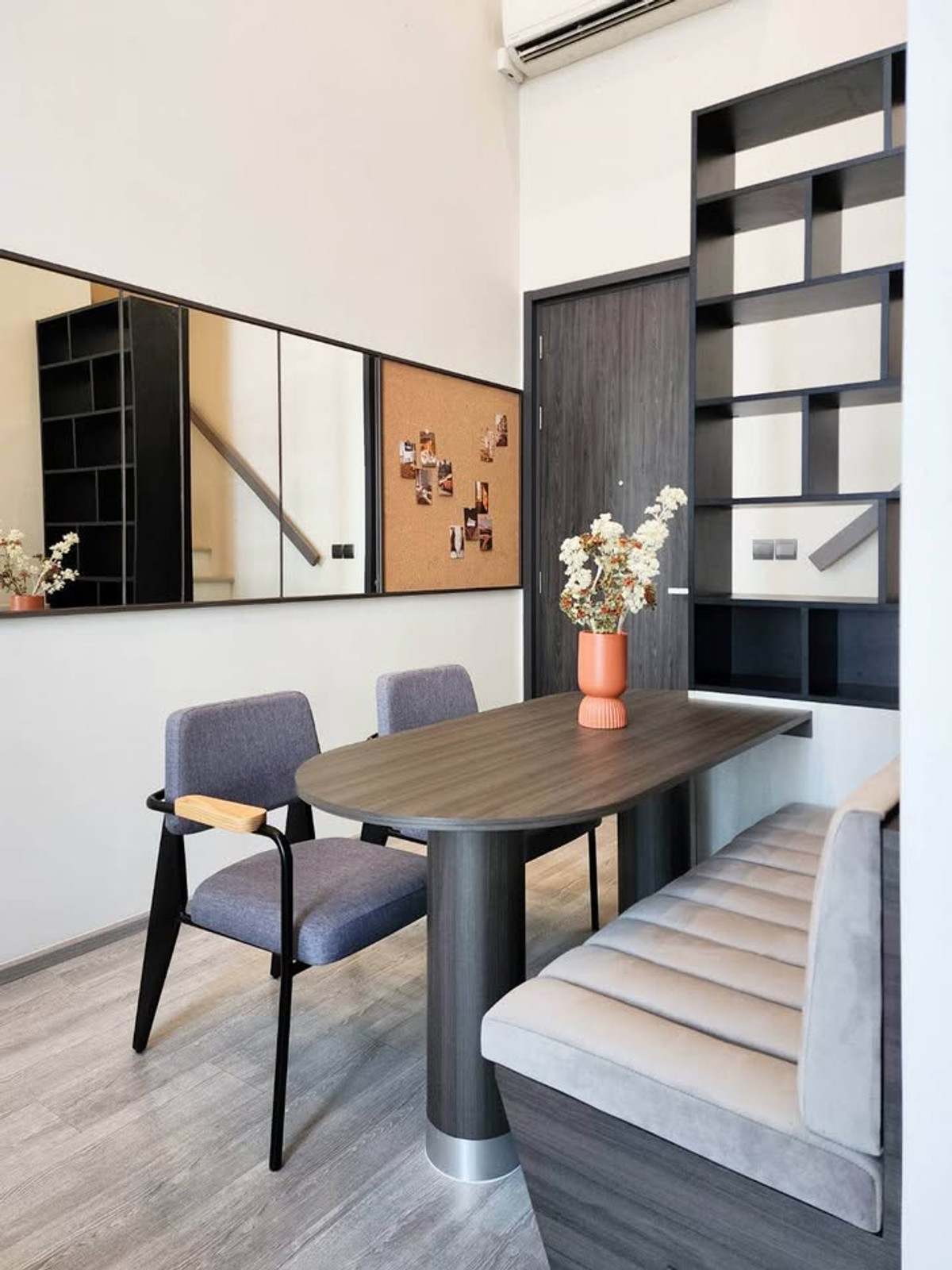 For RentCondoOnnut, Udomsuk : ✨🌿The Line Sukhumvit 101 (Duplex 1BR 43 Sqm.) | 30,000/M ✨🌿 BTS Punnawithi