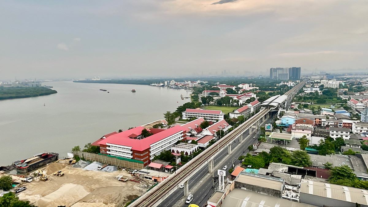 ขายคอนโดสมุทรปราการ สำโรง : คอนโดวิวแม่น้ำ ติด BTS เพียง 150 เมตร ไนท์บริดจ์ สกาย ริเวอร์ โอเชี่ยน [KnightsBridge Sky River Ocean] ปากน้ำ รีโนเวท ใหม่ พร้อมอยู่