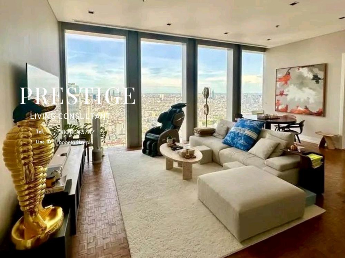 For RentCondoSathorn, Narathiwat : 📌For RENT | The Ritz Calton Residences - 2BR 🐶 Pet Friendly (126 sqm) 180,000 THB/month