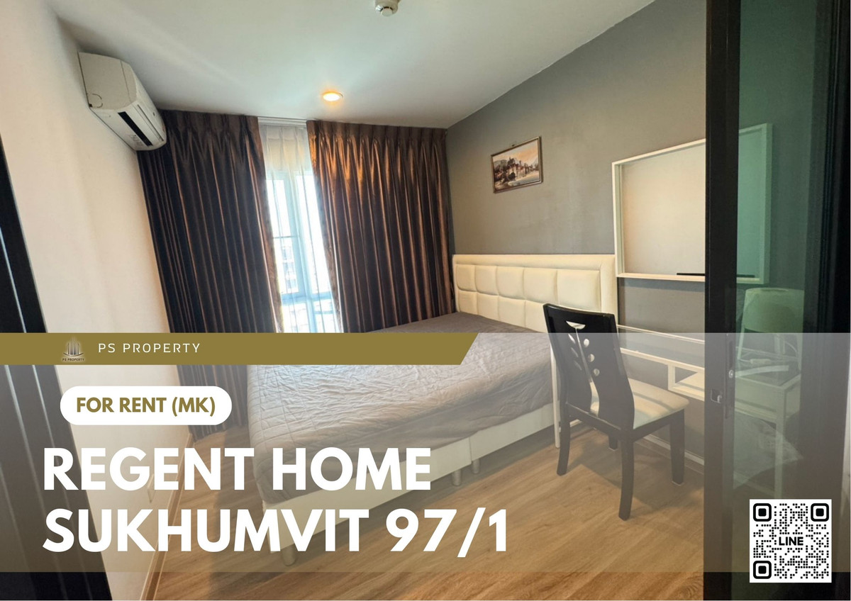 For RentCondoOnnut, Udomsuk : For rent ✨ Regent Home Sukhumvit 97/1 ✨ complete furniture and electrical appliances, near BTS Punnawithi.
