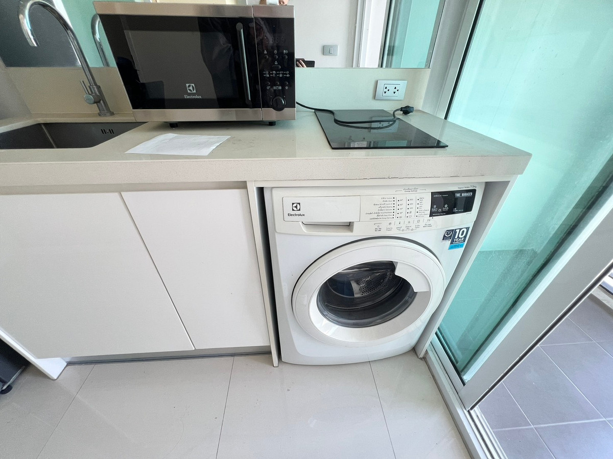 For RentCondoOnnut, Udomsuk : For rent 📍 The Sky Sukhumvit 📍 Near BTS Udom Suk. Fully furnished with appliances.