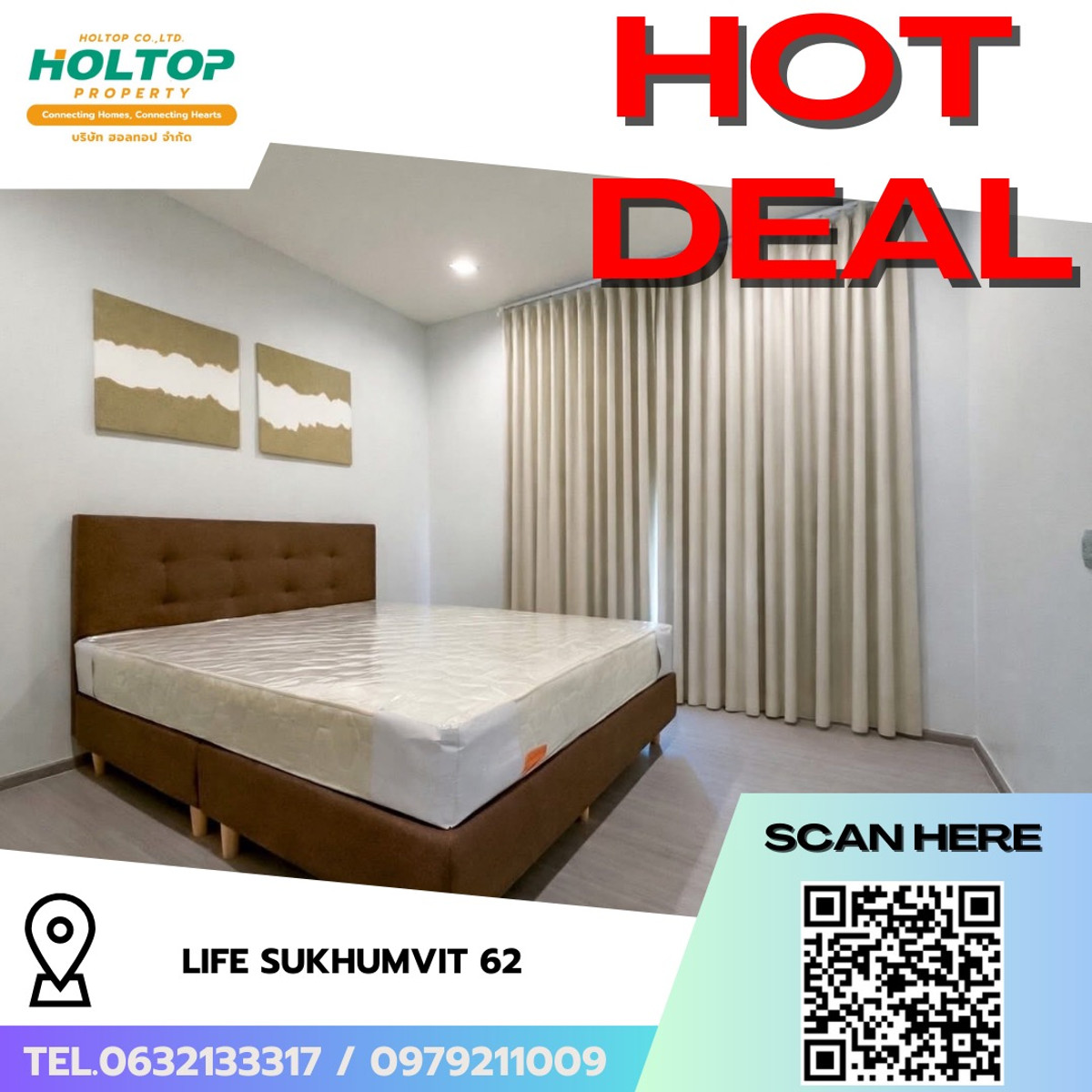 For RentCondoOnnut, Udomsuk : #R9571 🎉 090369 Condo for rent: Life Sukhumvit 62