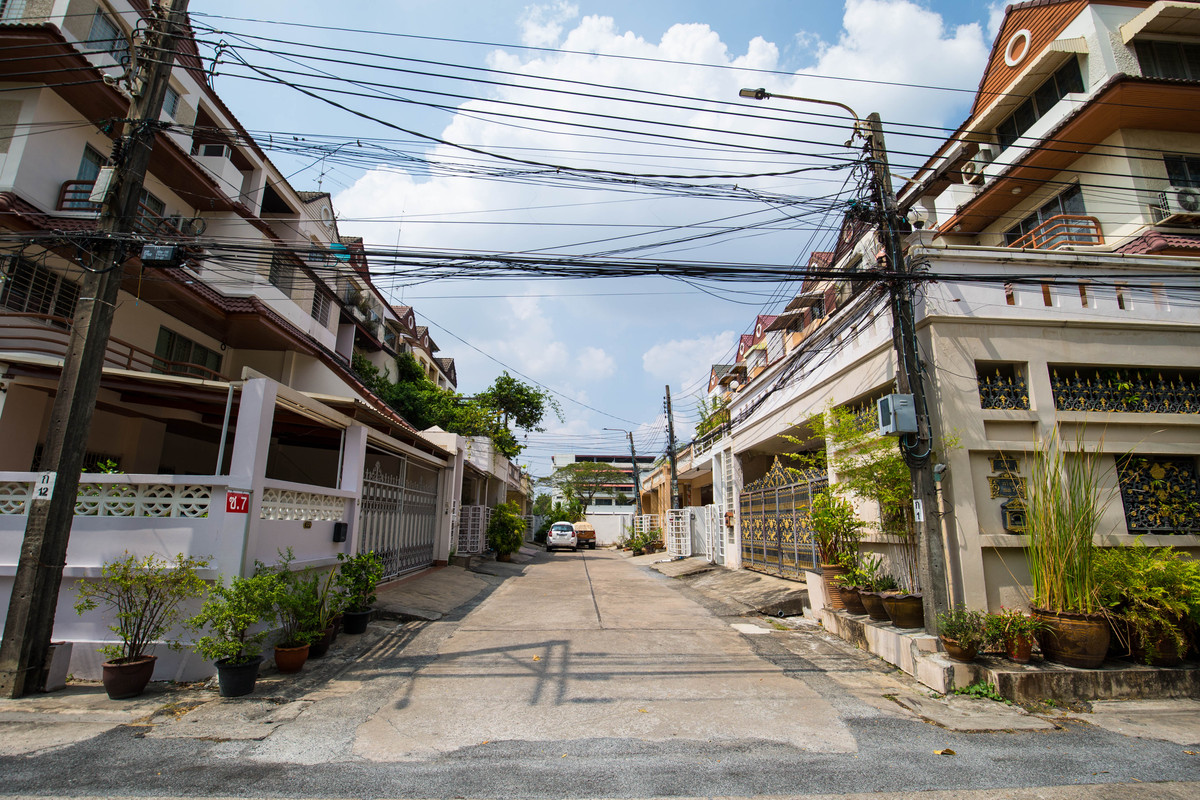 For RentTownhomePattanakan, Srinakarin : 🏡✨ Big house, lots of usable space, Warathorn Ville Village, Phatthanakan 44💢🏡