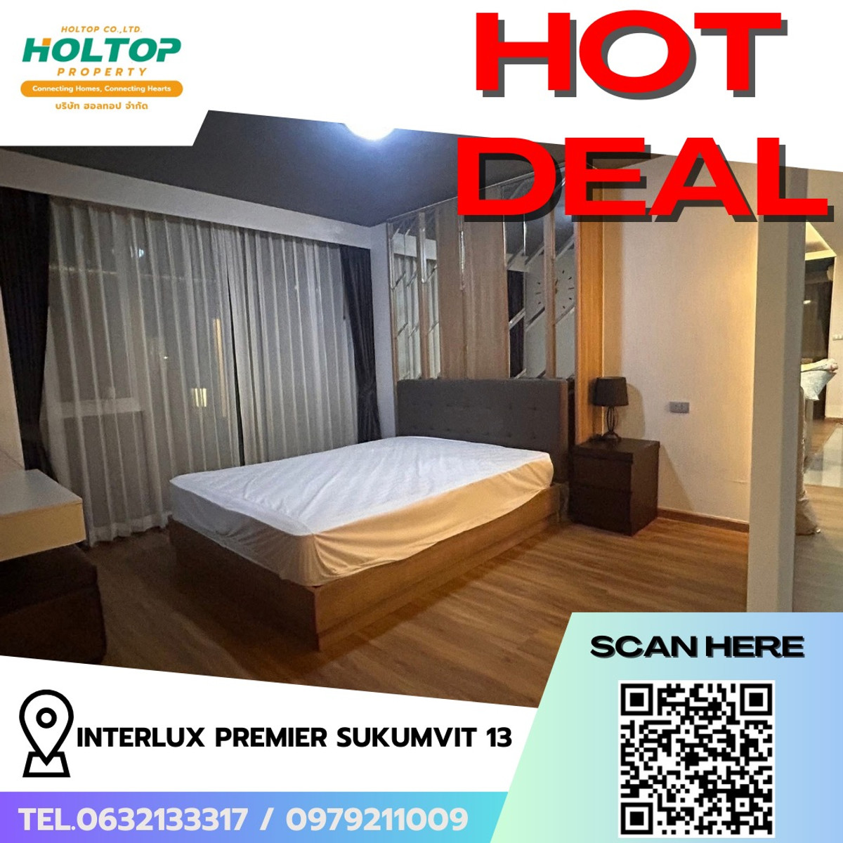 For RentCondoNana, North Nana,Sukhumvit13, Soi Nana : #R9567 🎉 090369 ให้เช่าคอนโด InterLux Premier Sukumvit 13 (รหัสเดิม R3320)

