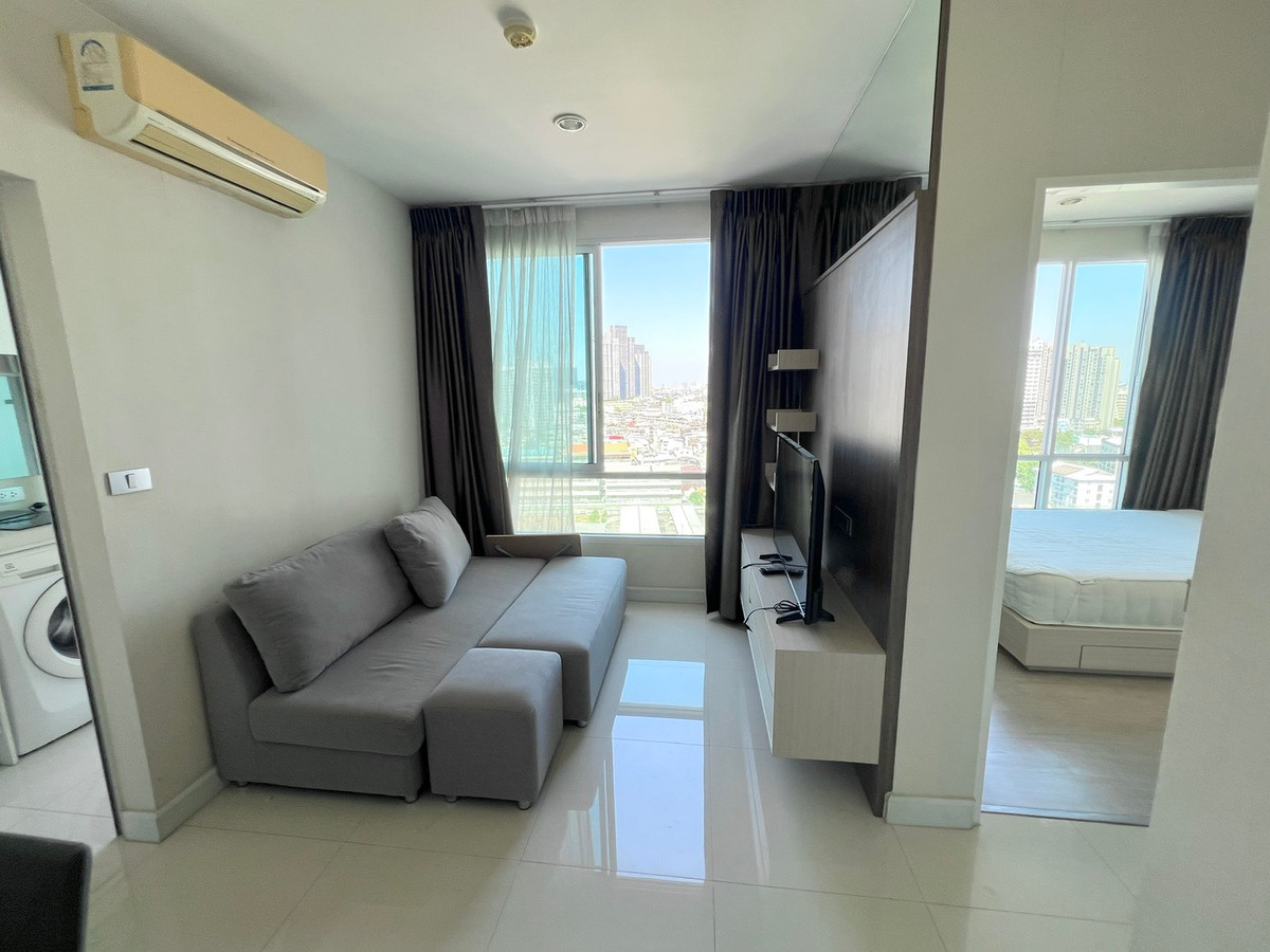 For RentCondoOnnut, Udomsuk : For rent 📍 The Sky Sukhumvit 📍 Near BTS Udom Suk. Fully furnished with appliances.