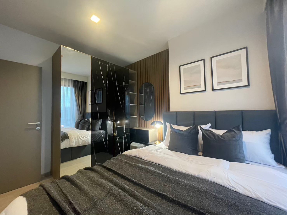 For RentCondoRama9, Petchburi, RCA : For Rent: Life Asoke Hype, large room, 1 bedroom, 1 bathroom, beautiful room, fully furnished. Ready to move in