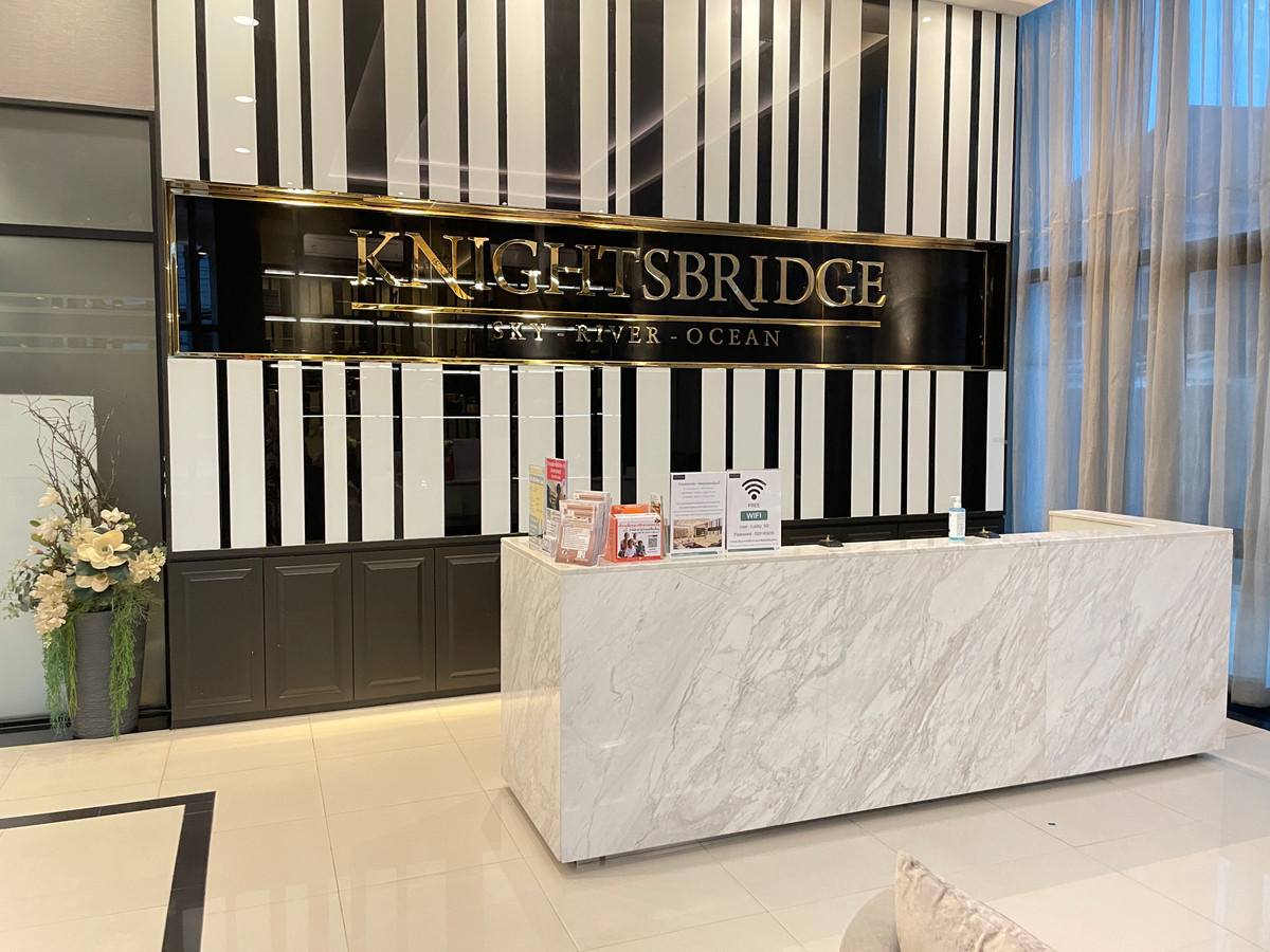 ขายคอนโดสมุทรปราการ สำโรง : คอนโดวิวแม่น้ำ ติด BTS เพียง 150 เมตร ไนท์บริดจ์ สกาย ริเวอร์ โอเชี่ยน [KnightsBridge Sky River Ocean] ปากน้ำ รีโนเวท ใหม่ พร้อมอยู่