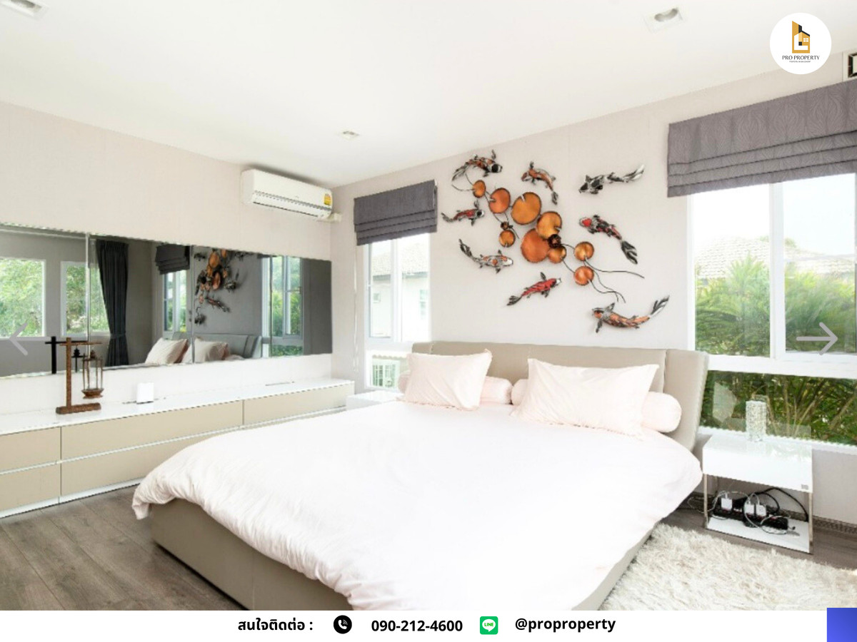 For SaleHouseEakachai, Bang Bon : Single house for sale in Bang Bon, lots of space, new condition, decorated, ready to move in, Mantana Wongwaen-Bangbon (Mantana Wongwaen-Bangbon)