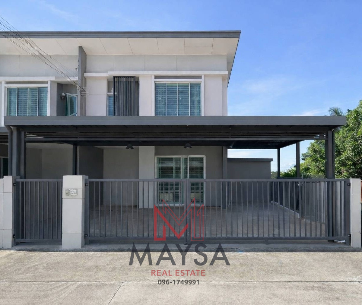 ให้เช่าทาวน์โฮมบางนา แบริ่ง ลาซาล : 🏡 ให้เช่าบ้านหลังมุม พฤกษา ศรีนครินทร์-บางนา เดือนละ 15000 บาท 🎉 เมกา บางนา ก็แค่ปากซอย เพียง 5 กม. เท่านั้น  บ้านว่างพร้อมเข้าอยู่ ✅✅