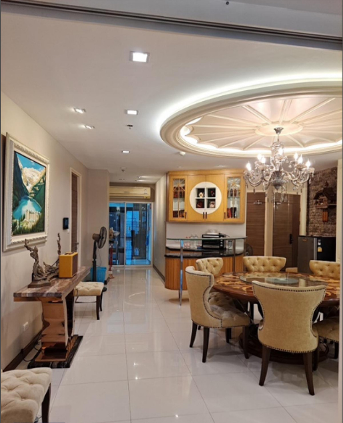 For RentCondoRama3 (Riverside),Satupadit : Condo for rent, Supalai Prima Riva, 3 bedrooms, 246 sq m., near BTS Surasak, near Central Plaza Rama 3.