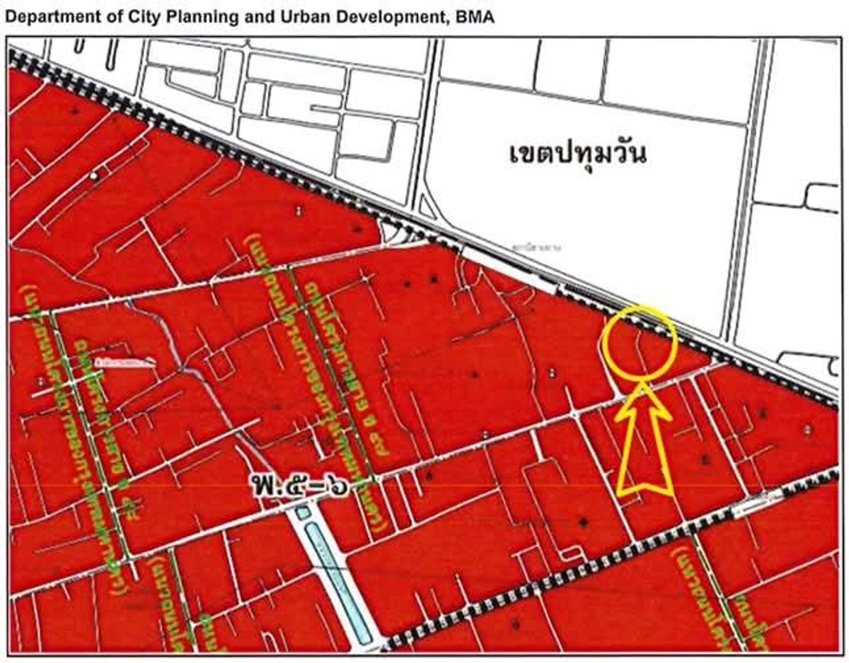For RentLandKhlongtoei, Kluaynamthai : 🔥🔥🔥Land next to Rama 4 Road✨ near MRT Samyan 300 m.🚅🚅🚅
