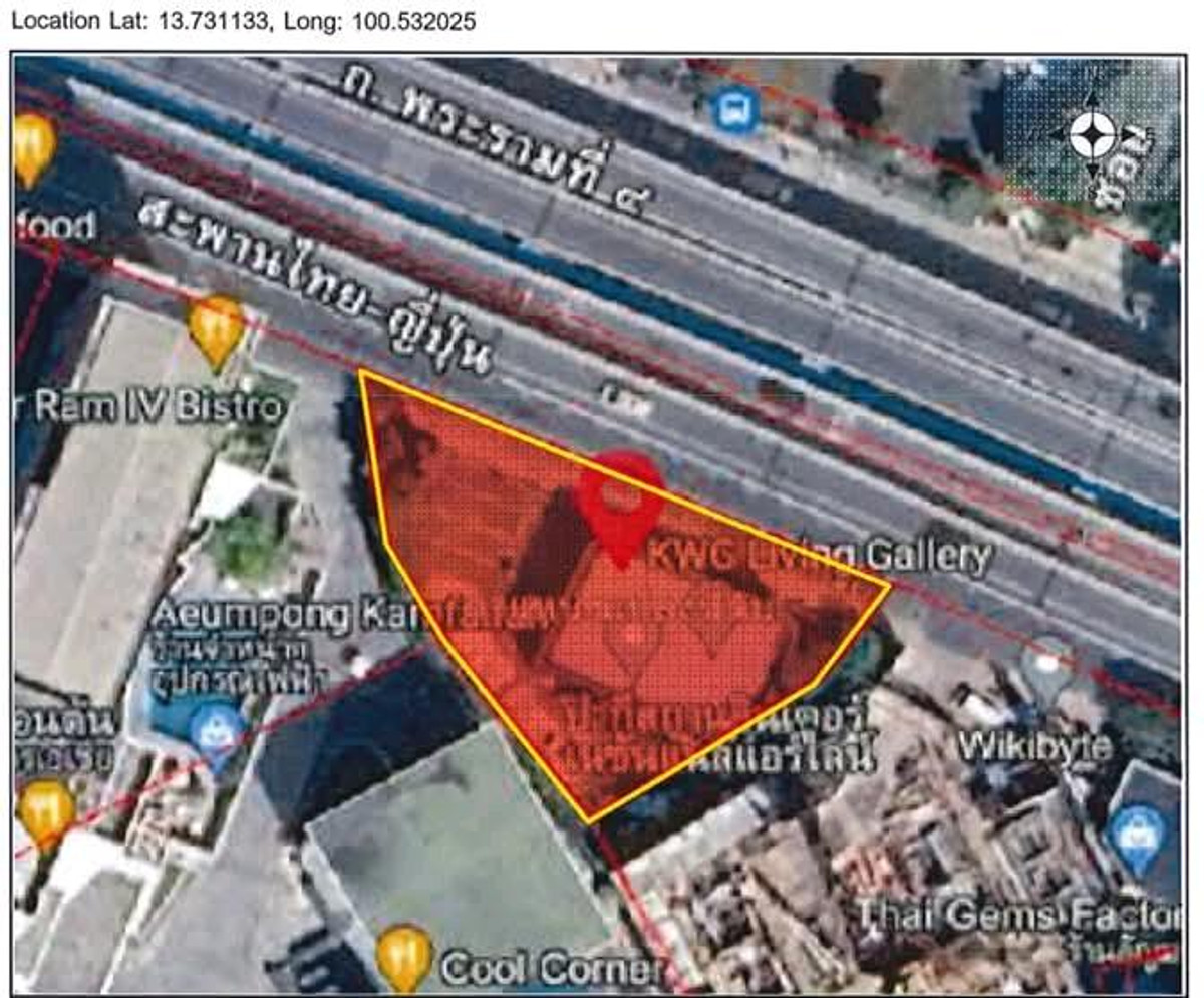 For RentLandKhlongtoei, Kluaynamthai : 🔥🔥🔥Land next to Rama 4 Road✨ near MRT Samyan 300 m.🚅🚅🚅